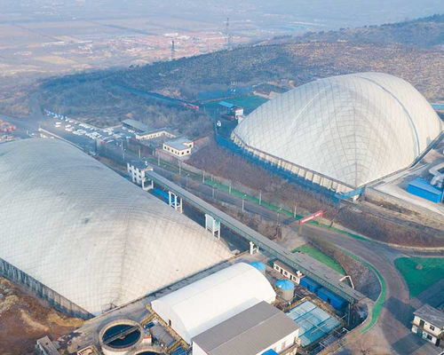 清露金華節(jié)能科技 山東鋼廠環(huán)保氣膜結(jié)構(gòu)工程設(shè)計(jì)、施工與高清應(yīng)用解析